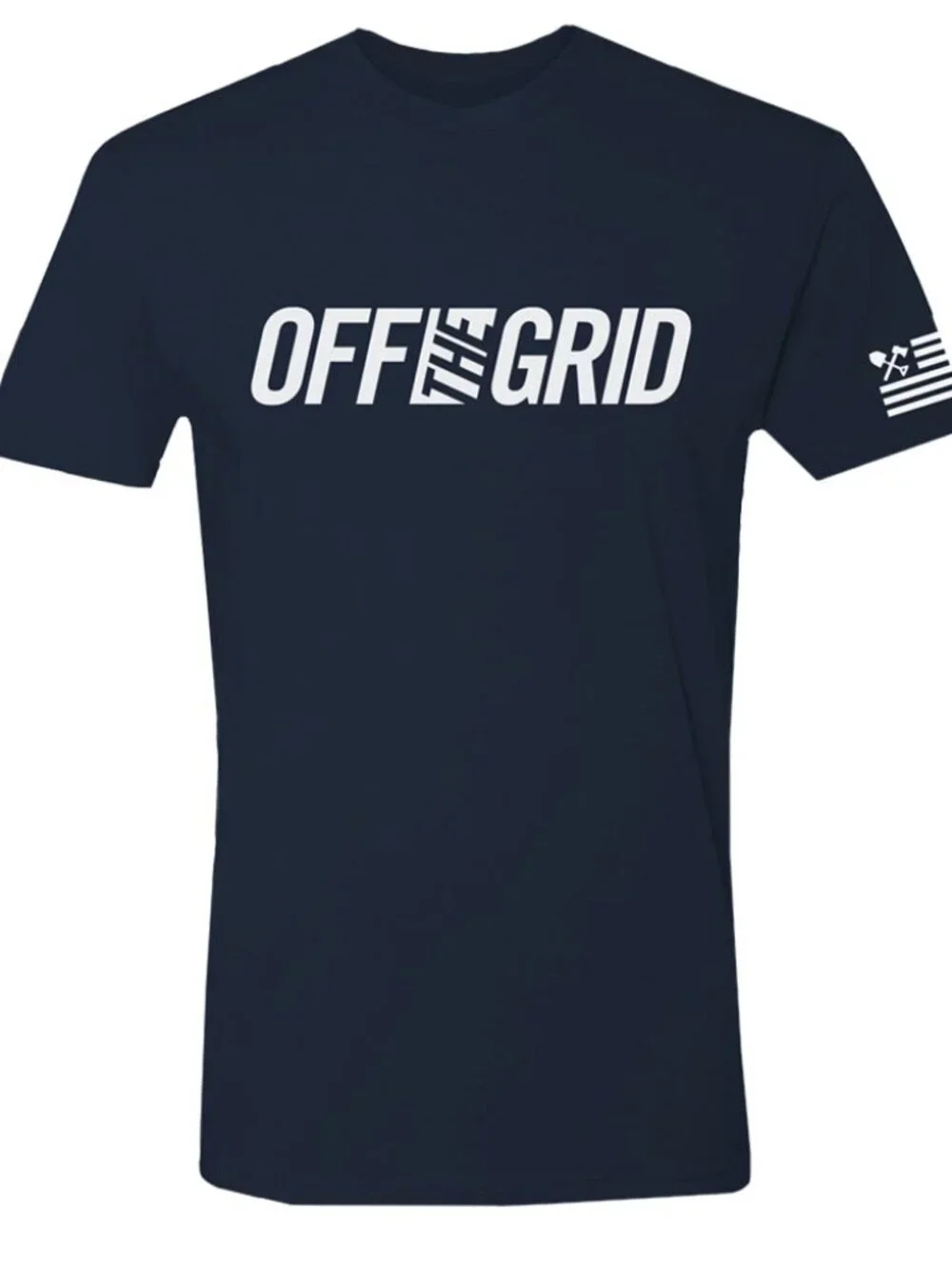 Off The Grid Surplus Off The Grid Solid Logo S/S Tee Shirt - Deep Heather